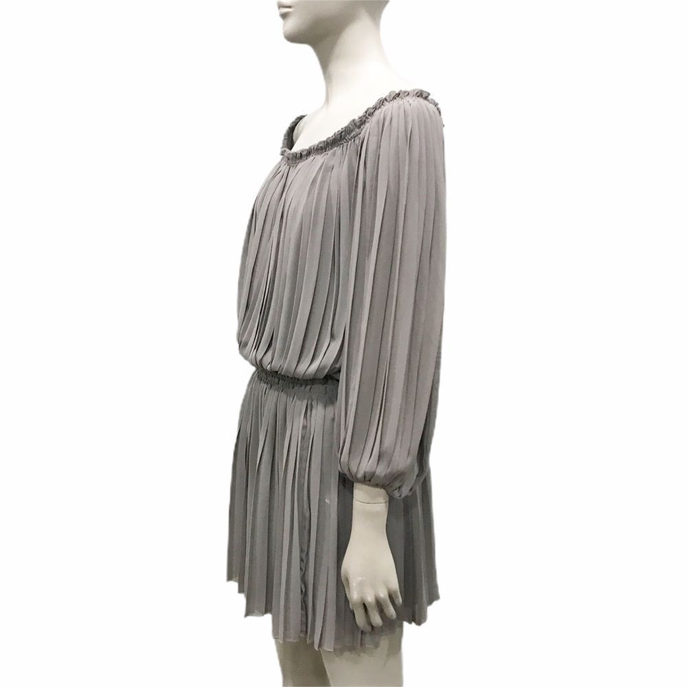 Max‎ Studio Pleated Scoop Off-the-shoulder dress S - Picture 5 of 7